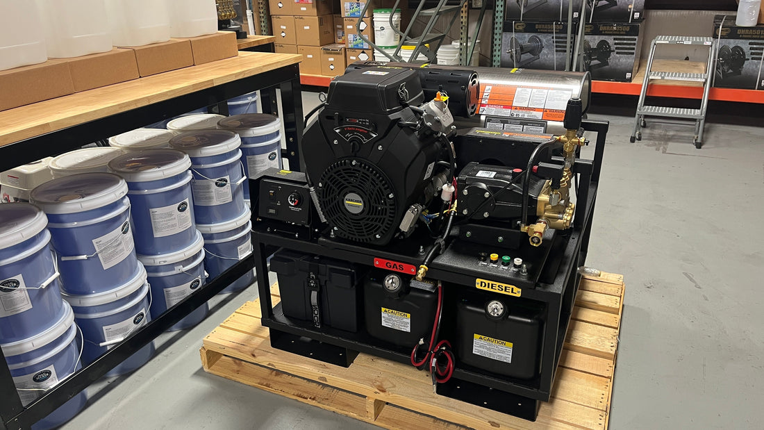 COMMERCIAL POWER WASH TRAILER