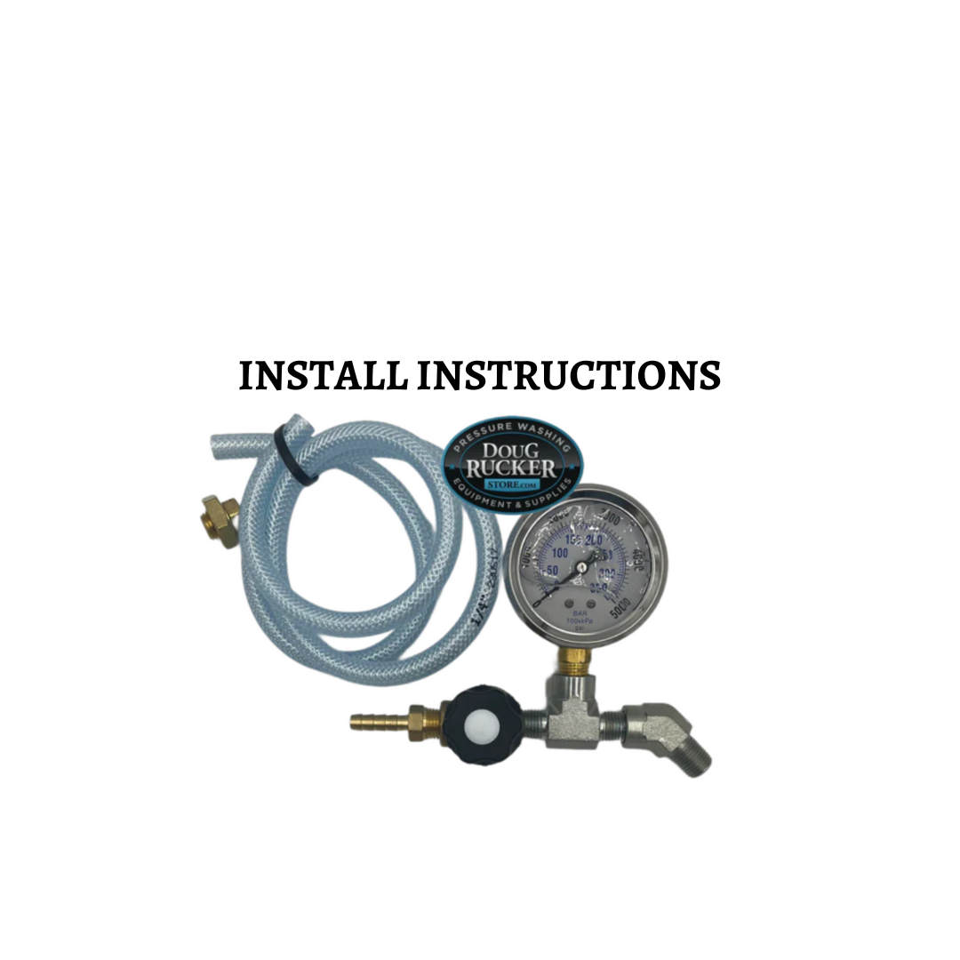 How To Install Surface Cleaner Pressure Regulator
