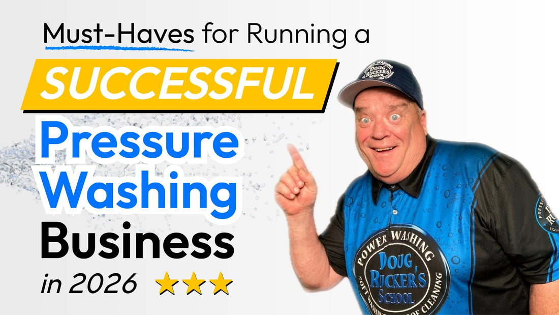 Must-Haves for Running a Successful Pressure Washing Business in 2026