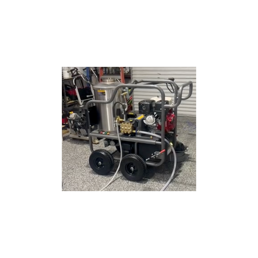 HOT WATER PRESSURE WASHER TRAILER