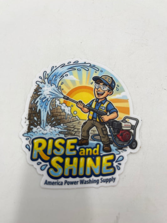 APWS Rise and Shine Sticker