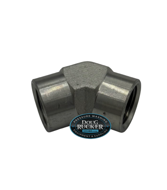 3/8 x 3/8 FPT 45 Steel Fitting